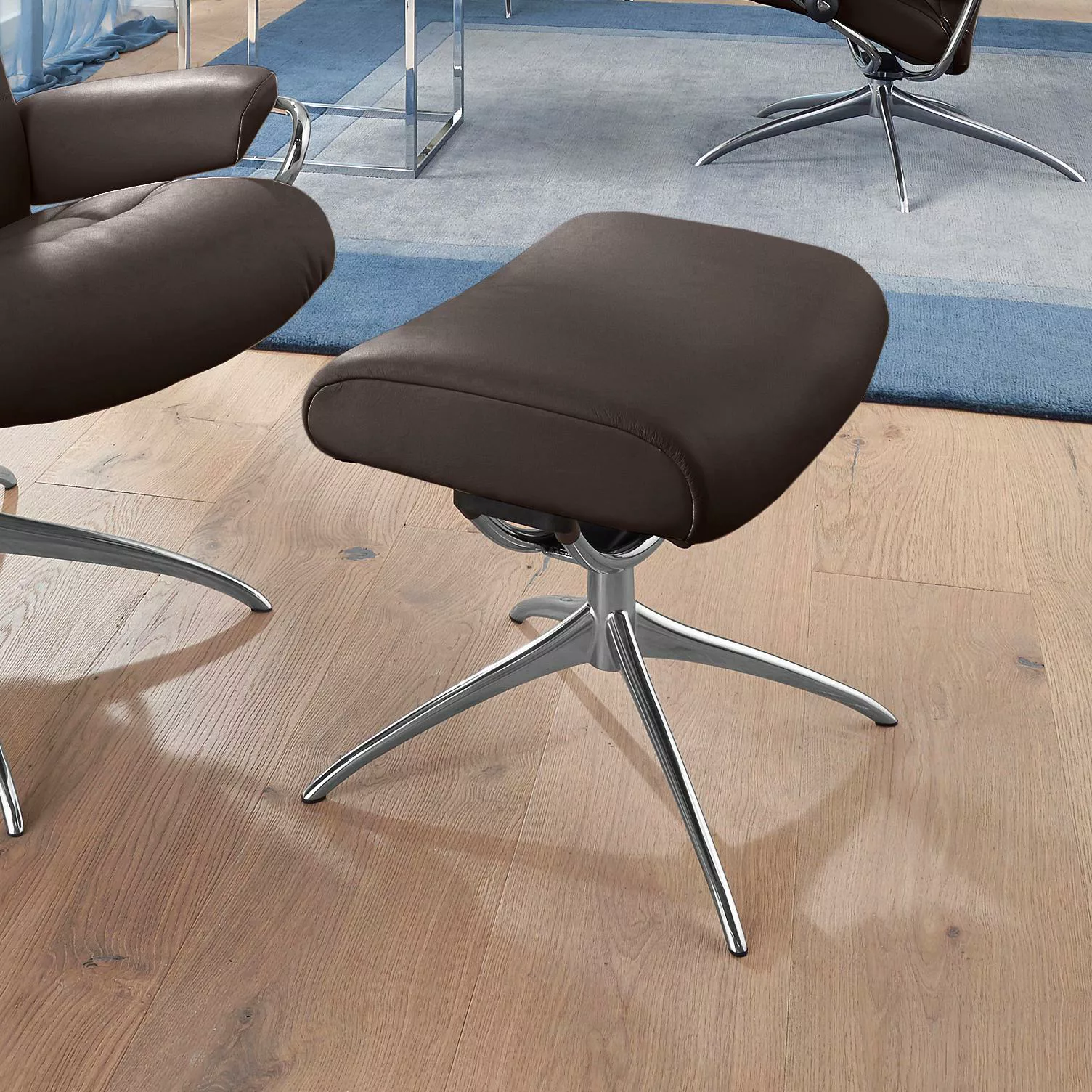 Stressless® Fußhocker »London«, mit Star Base, Gestell Chrom günstig online kaufen