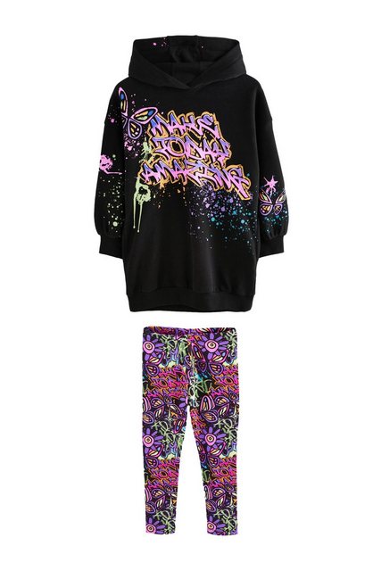 Next Shirt & Leggings Graffiti Hoodie und Leggings im Set (2-tlg) günstig online kaufen