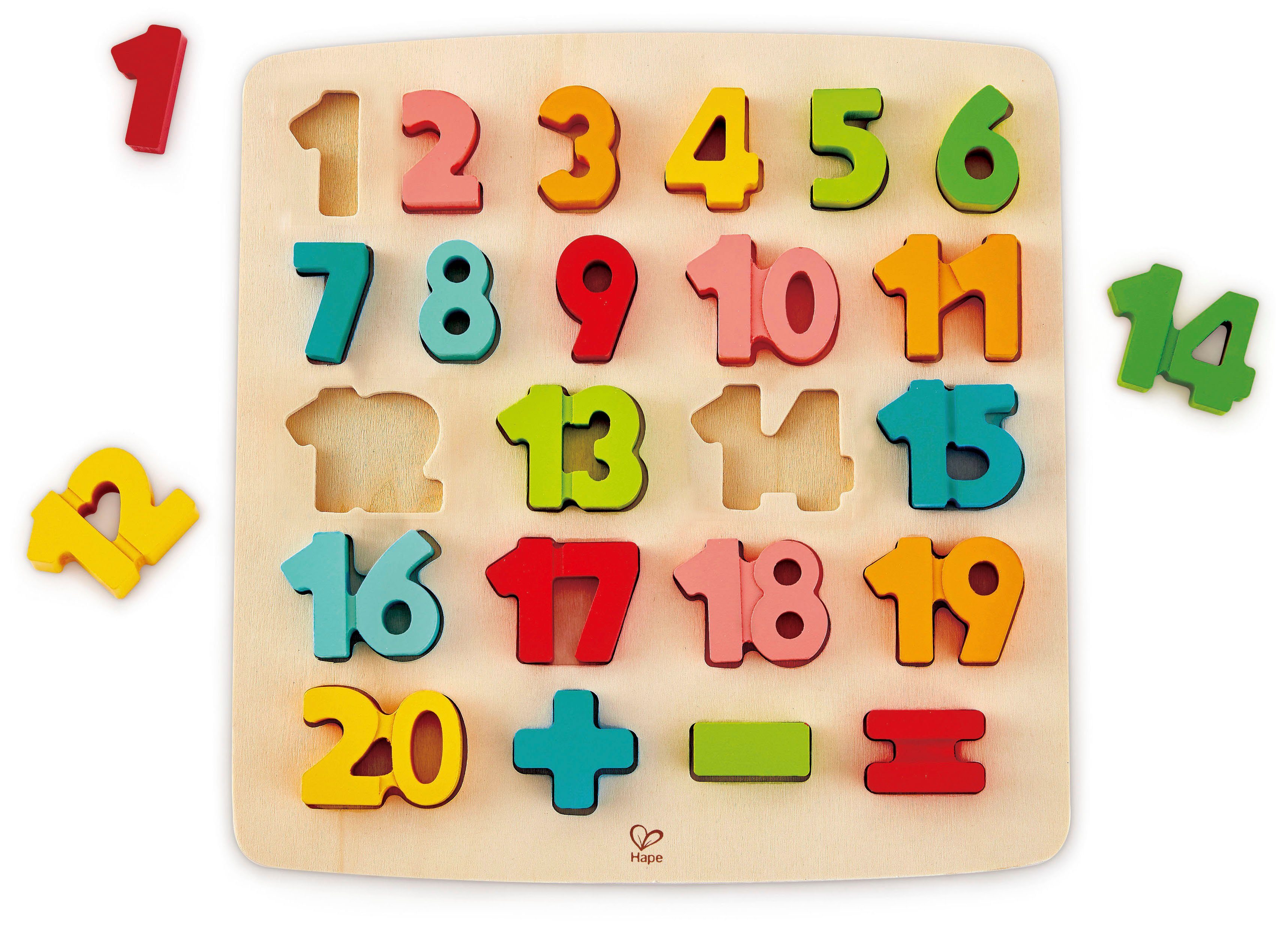 Hape Steckpuzzle Puzzle mit Zahlen und günstig online kaufen