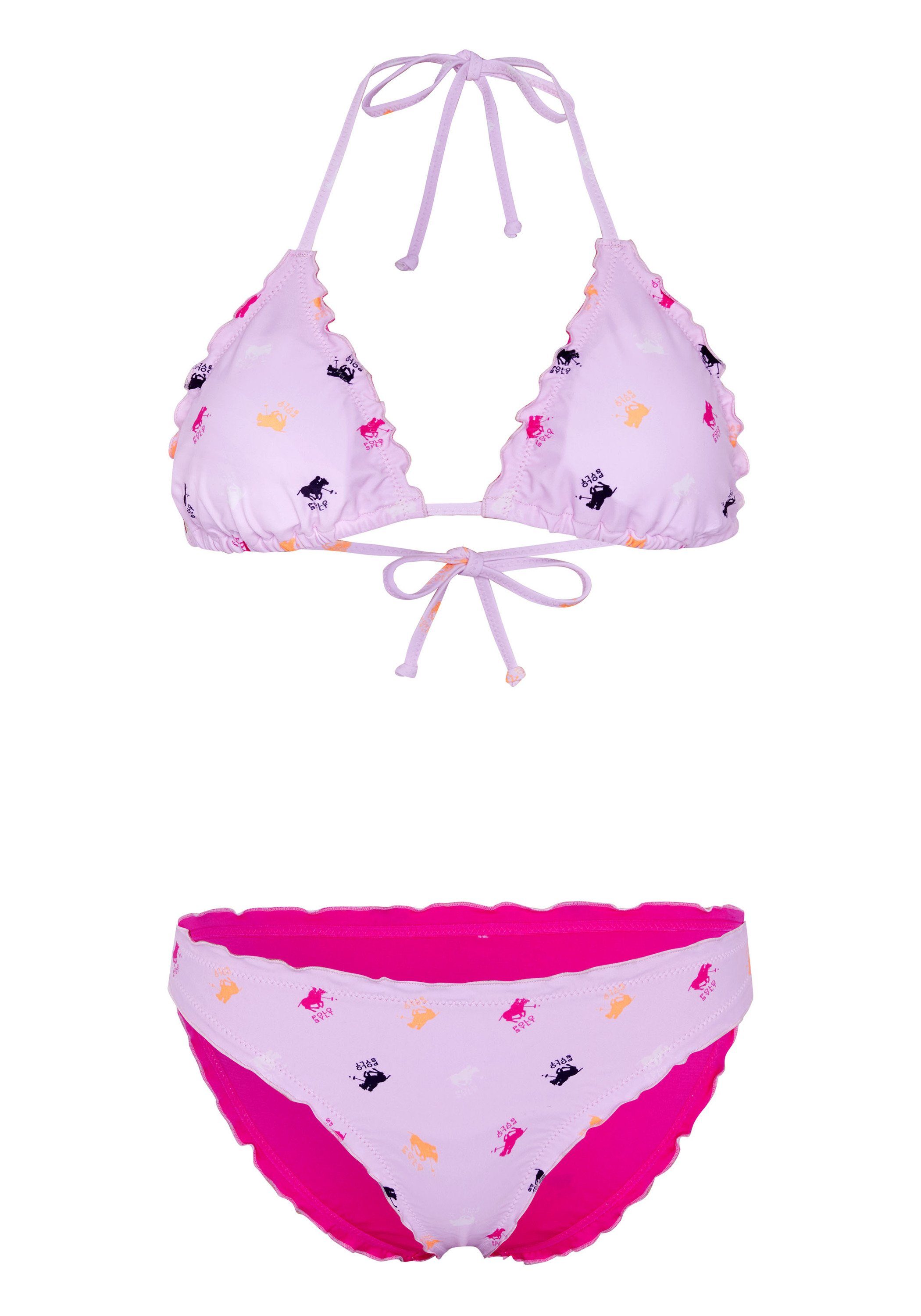 Polo Sylt Triangel-Bikini mit Allover-Muster (Set) günstig online kaufen