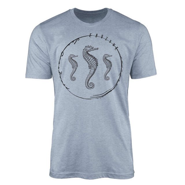 Sinus Art T-Shirt T-Shirt Tiefsee Fische - Serie: Sea Creatures, feine Stru günstig online kaufen