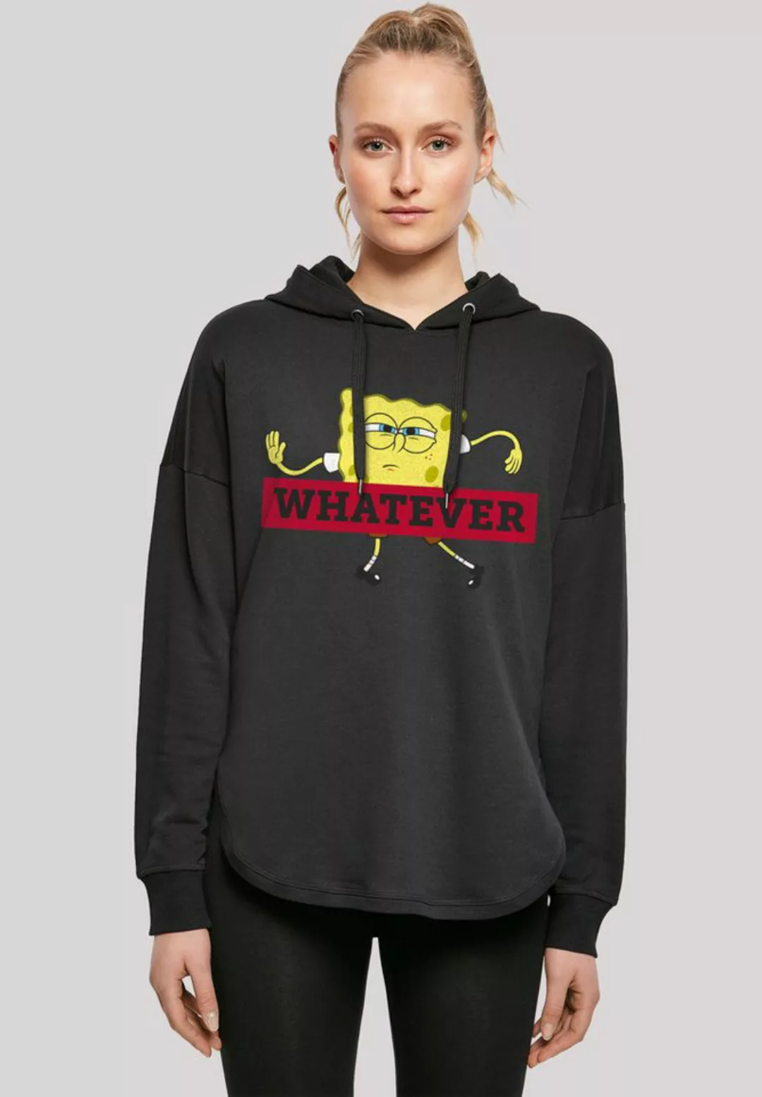 F4NT4STIC Kapuzenpullover Spongebob Schwammkopf WHATEVER Print günstig online kaufen