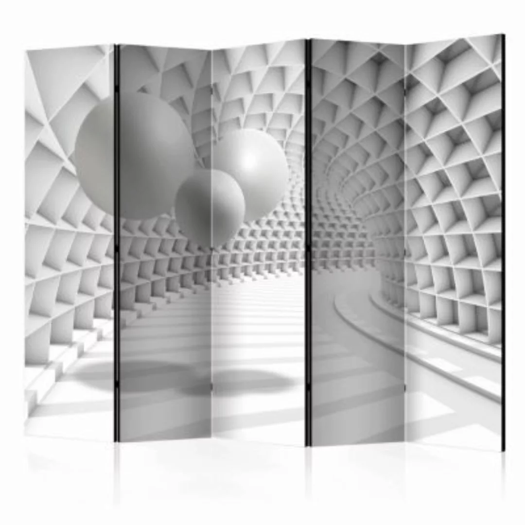 artgeist Paravent Abstract Tunnel II [Room Dividers] schwarz/weiß Gr. 225 x günstig online kaufen