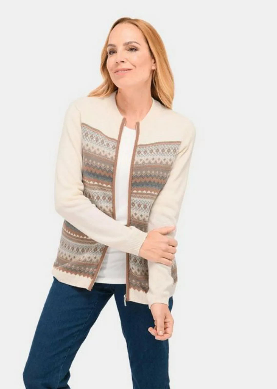 GOLDNER Strickjacke Kurzgröße: günstig online kaufen