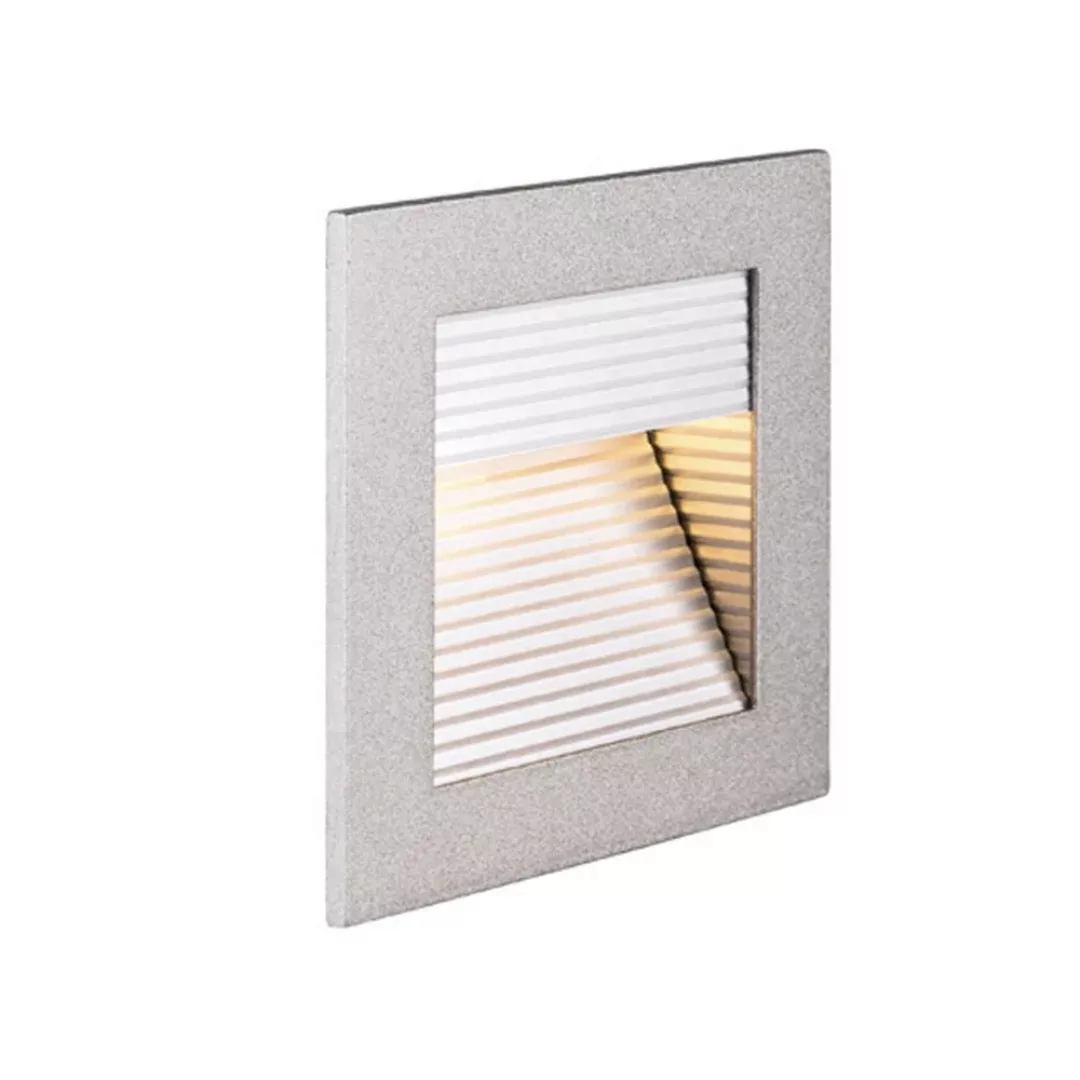 LED Wandeinbauleuchte Frame Curve in Grau 3,1W 100lm günstig online kaufen