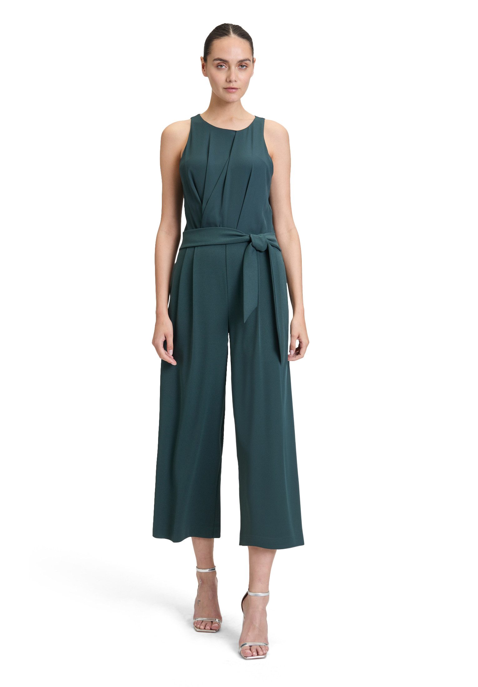 Vera Mont 7/8-Overall "Vera Mont Damen Jumpsuit mit Bindegürtel", (1 tlg.) günstig online kaufen