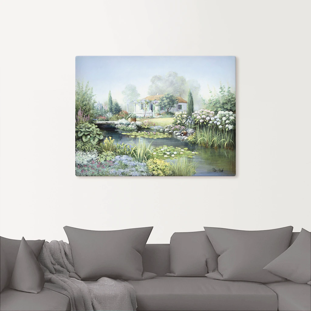 Artland Wandbild "Schatzgarten", Garten, (1 St.), als Leinwandbild, Poster günstig online kaufen