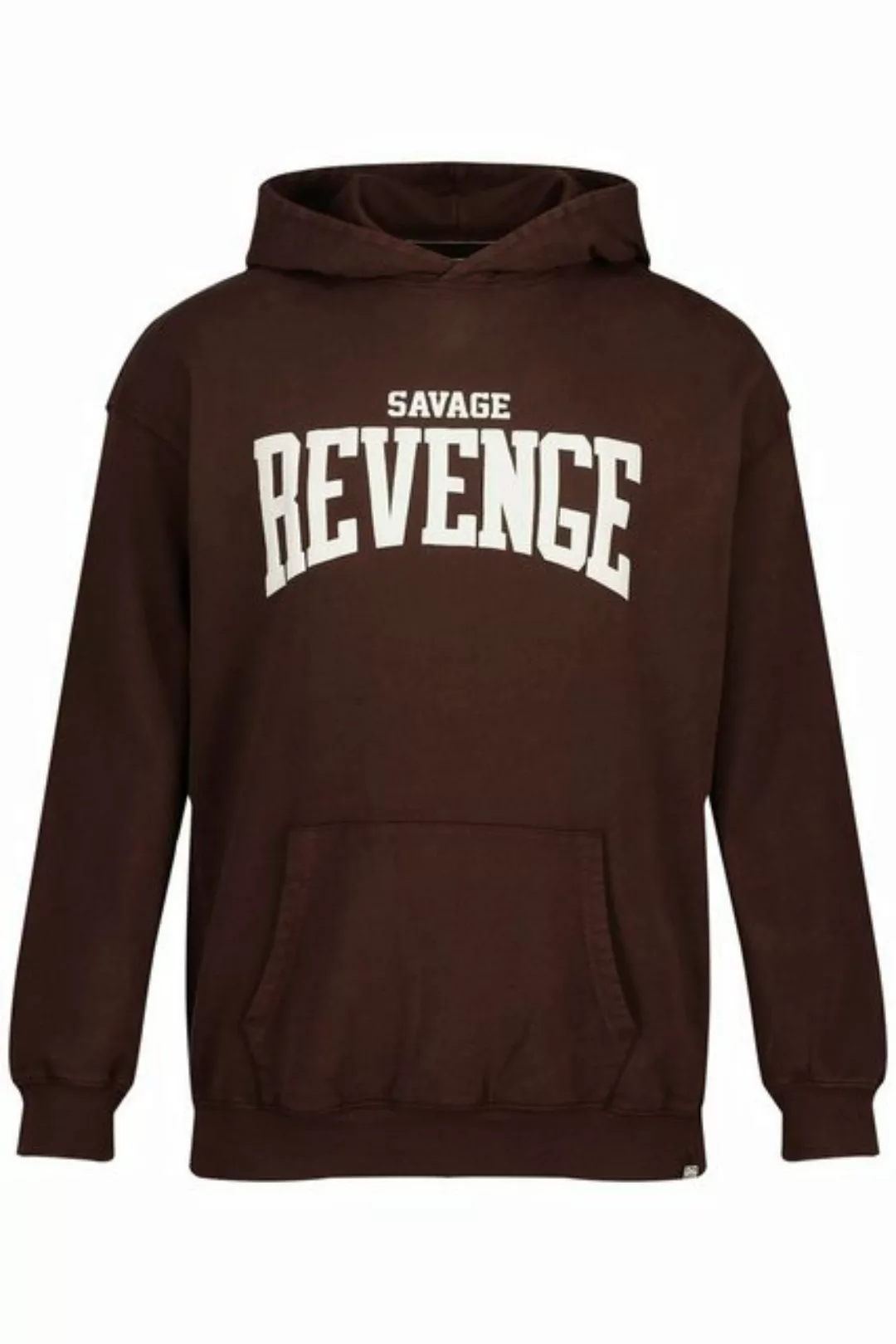 STHUGE Sweatshirt STHUGE Hoodie oversized acid washed Brustprint günstig online kaufen