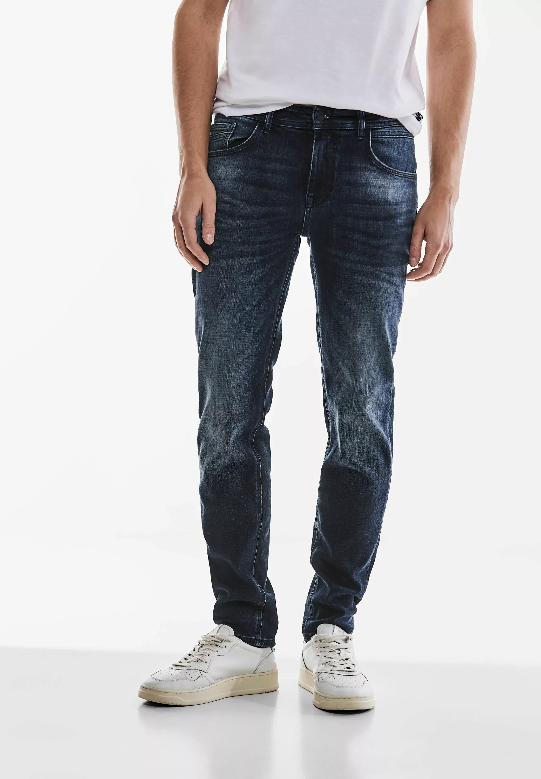 STREET ONE MEN Gerade Jeans, softer Materialmix günstig online kaufen