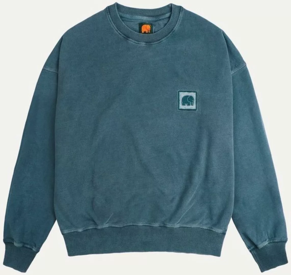 Trendsplant Rundhalspullover Women's Espliego Pigment Oversized Sweater Elm günstig online kaufen