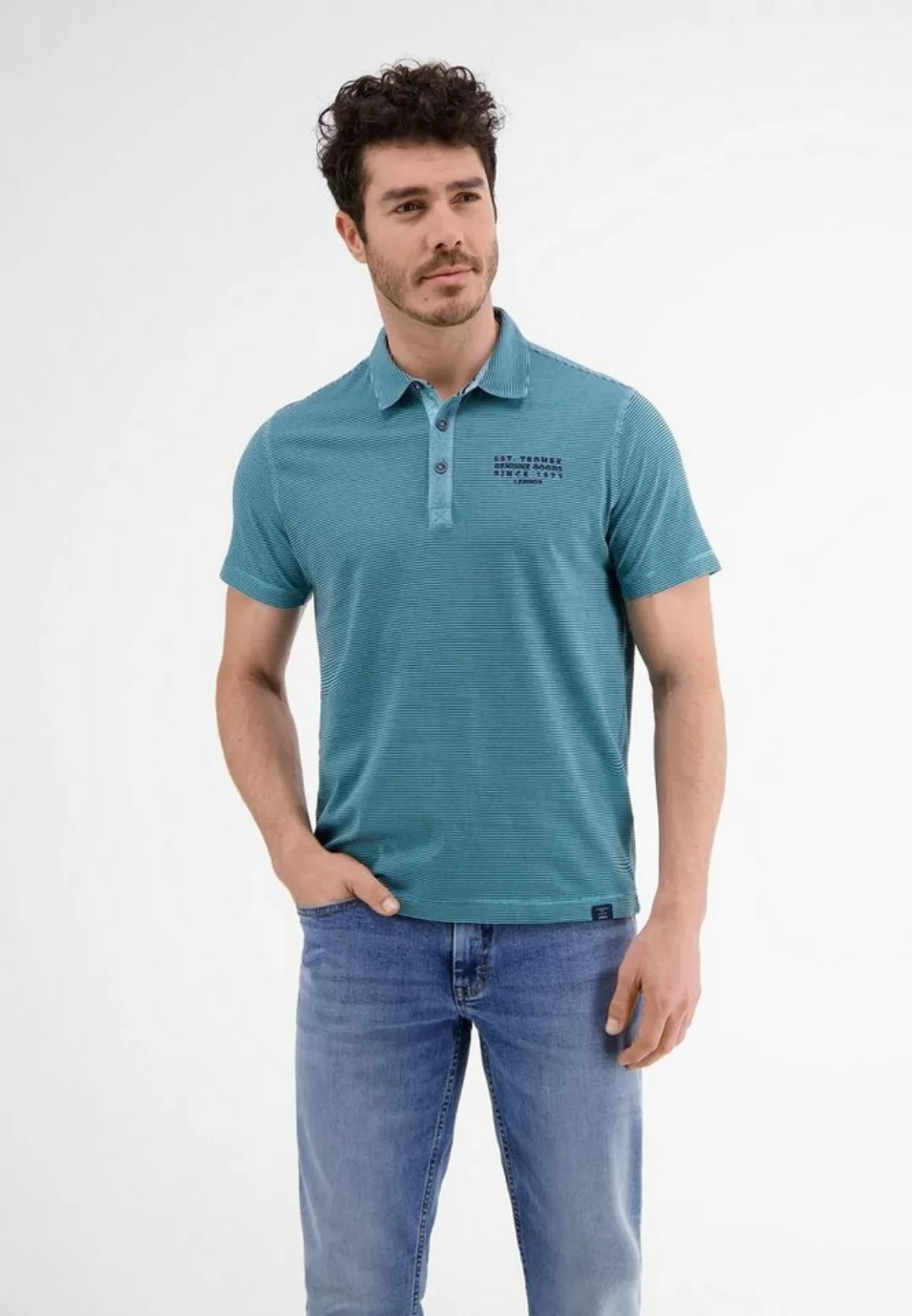 LERROS Poloshirt "LERROS Poloshirt in Finelineroptik" günstig online kaufen