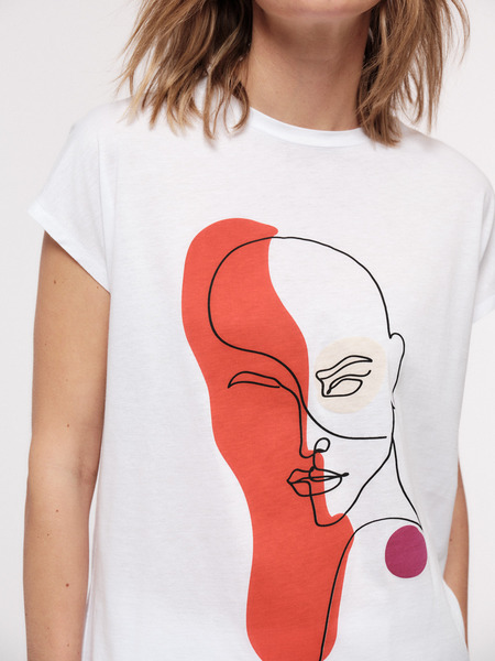 Statement Shirt "Female" Aus Bio-baumwolle günstig online kaufen