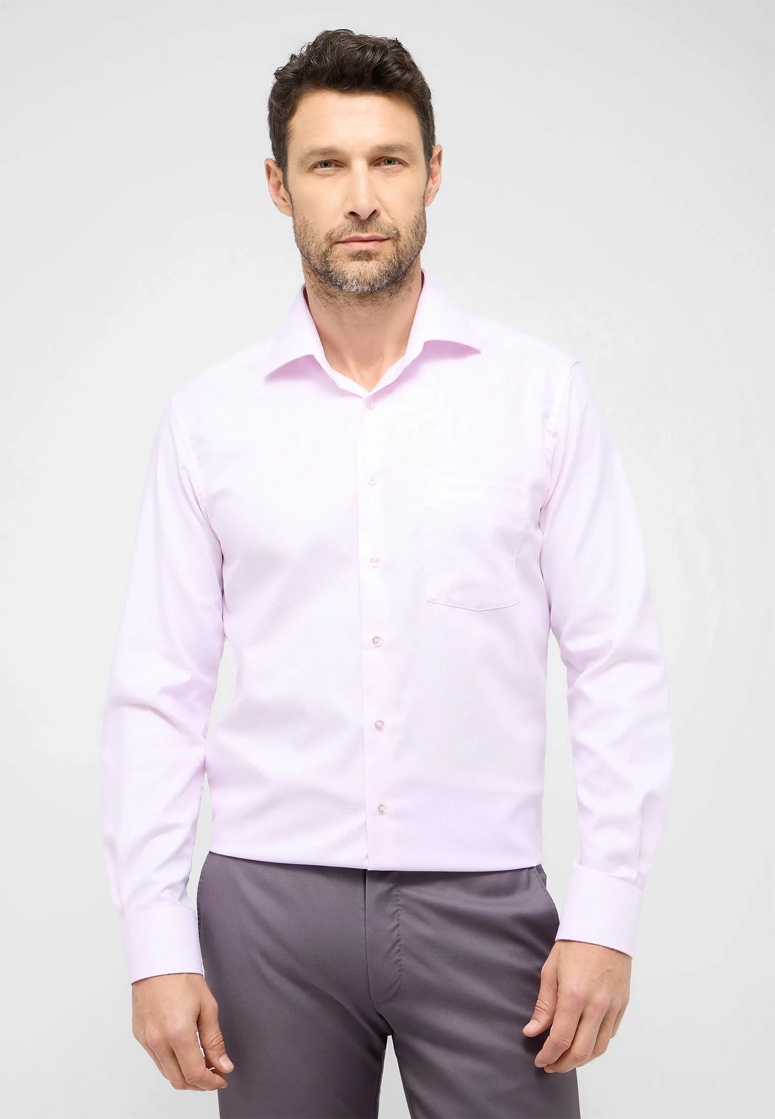 Eterna Langarmhemd - Businesshemd - Modern Fit - Twill günstig online kaufen