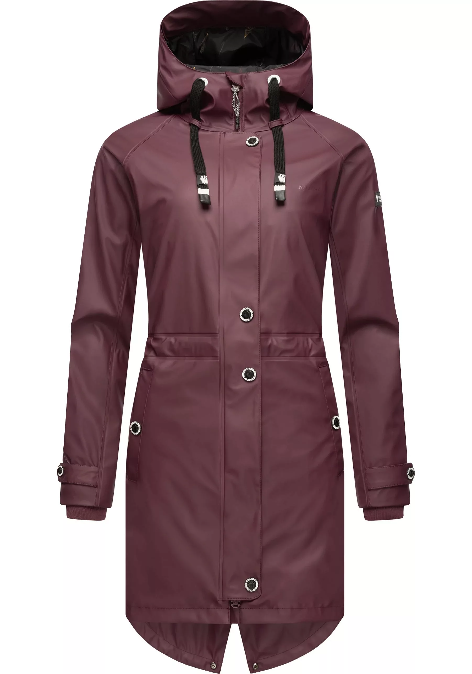 Navahoo Regenjacke "Rainy Flower", mit Kapuze, modischer Damen Regenmantel günstig online kaufen