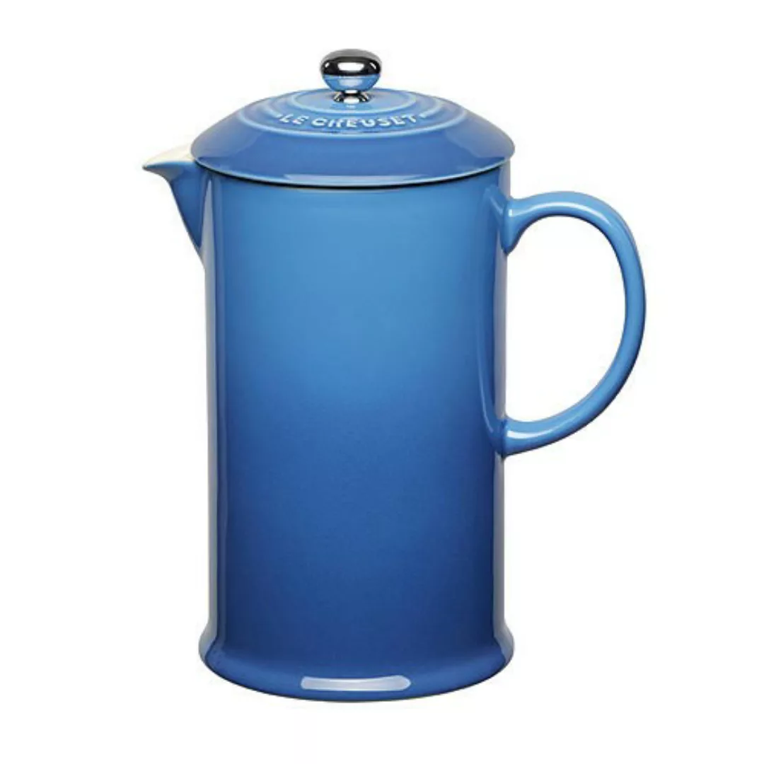 Le Creuset - Kaffeebereiter 0,8l - blau marseille/LxBxH 17,7x11,4x21,8cm/fü günstig online kaufen
