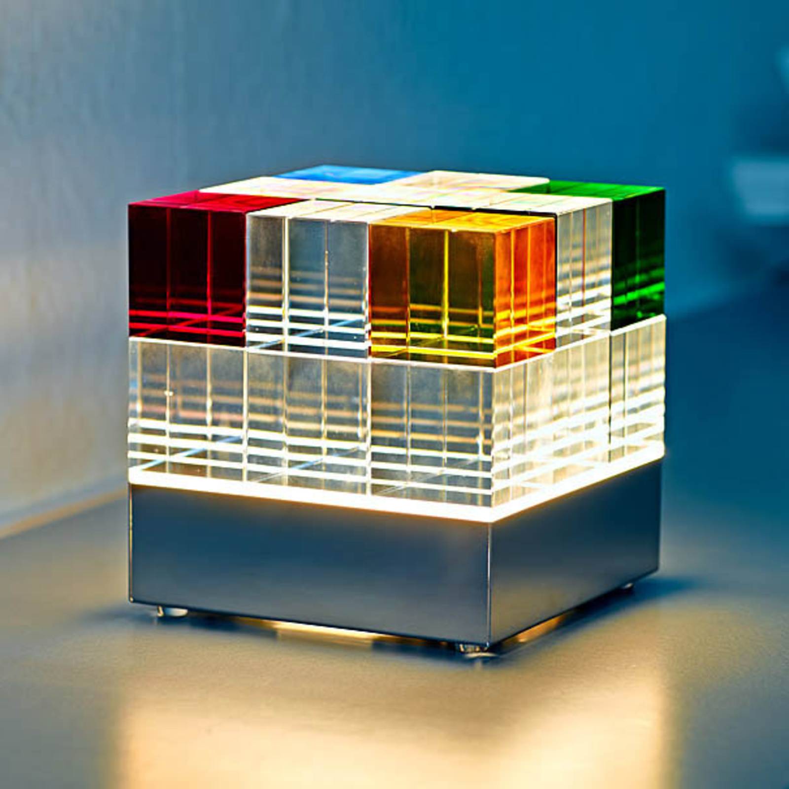TECNOLUMEN Cubelight Move Tischlampe, bunt günstig online kaufen