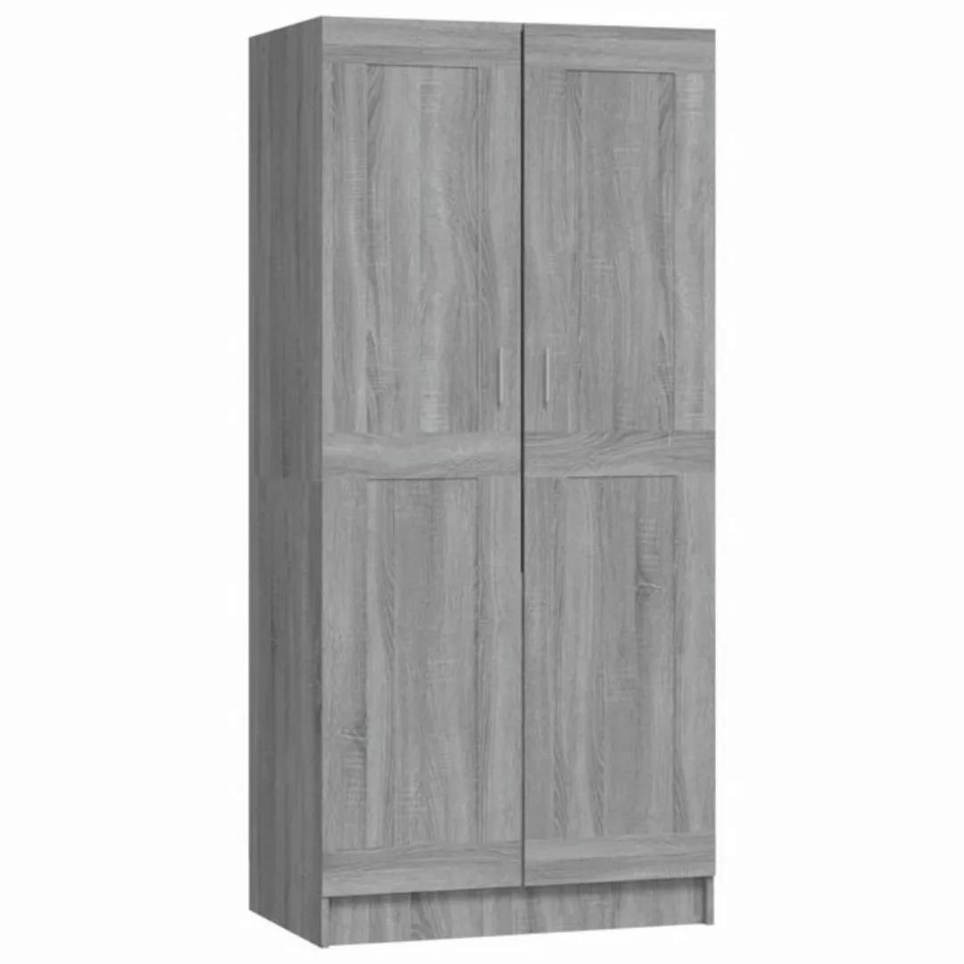 furnicato Kleiderschrank Grau Sonoma 82,5x51,5x180 cm Holzwerkstoff (1-St) günstig online kaufen