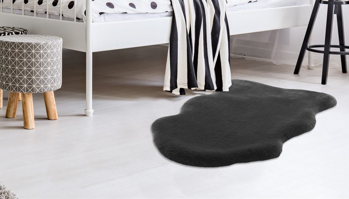 Arte Espina Fellteppich Rabbit 200, fellförmig, günstig online kaufen