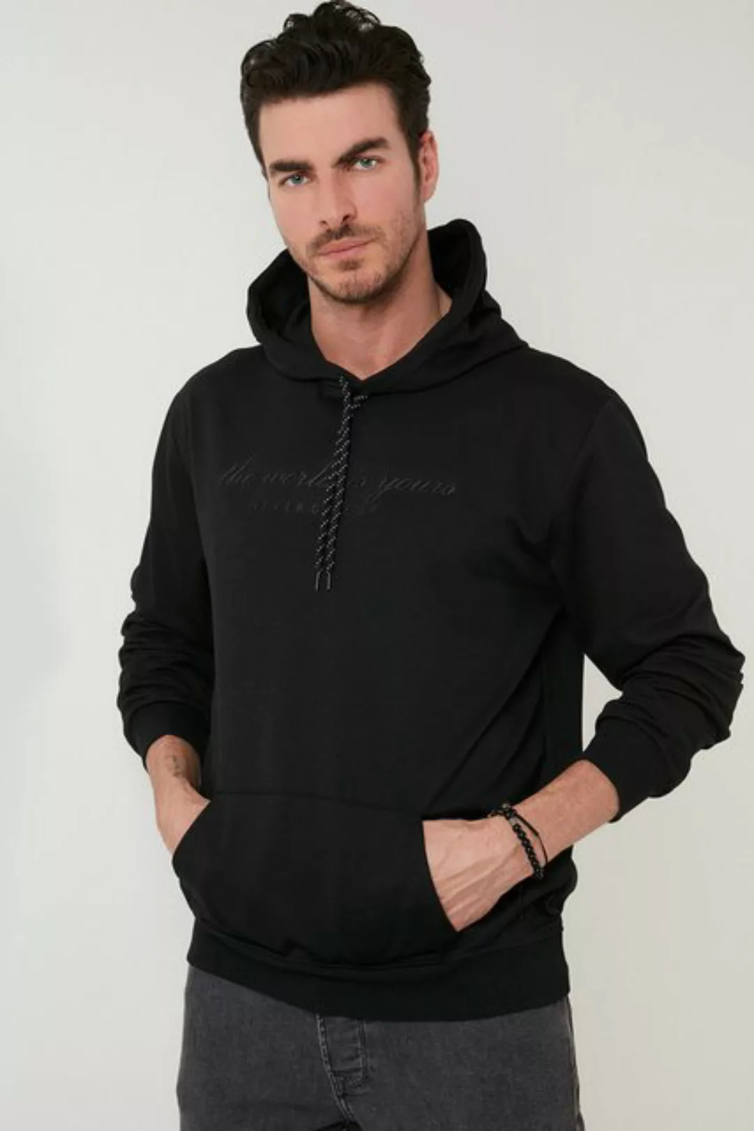 Buratti Hoodie Buratti Slim Fit Kangaroo Pocket Sweatshirt 5414018 günstig online kaufen