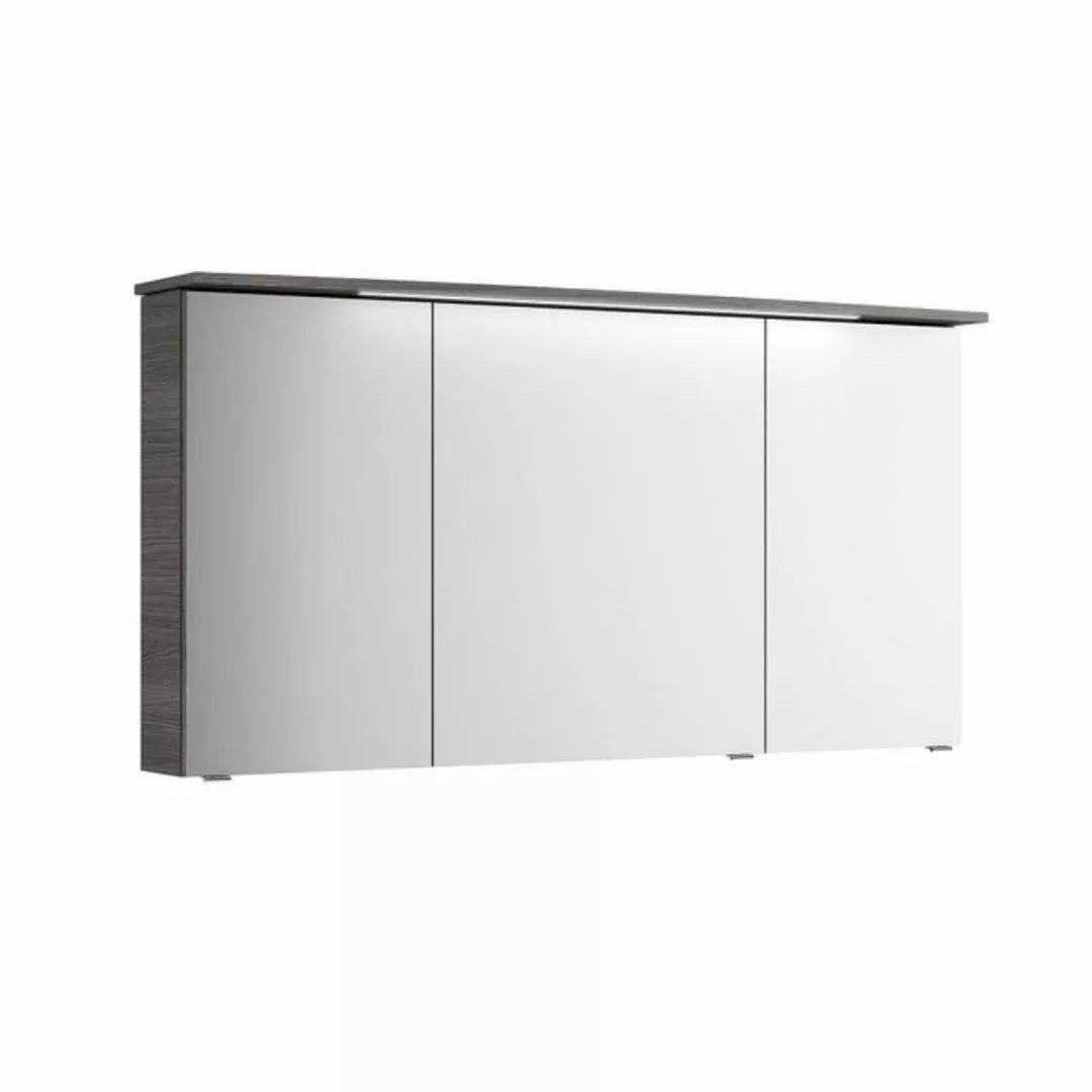 Lomadox Spiegelschrank FES-4010-66 Badezimmer im Dekor Graphit Struktur que günstig online kaufen