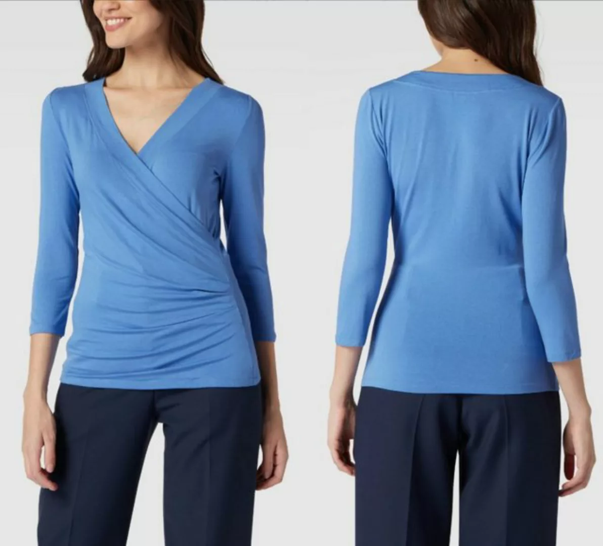 Ralph Lauren T-Shirt LAUREN RALPH LAUREN Blouse Wrap Look Hemd Wickel Bluse günstig online kaufen