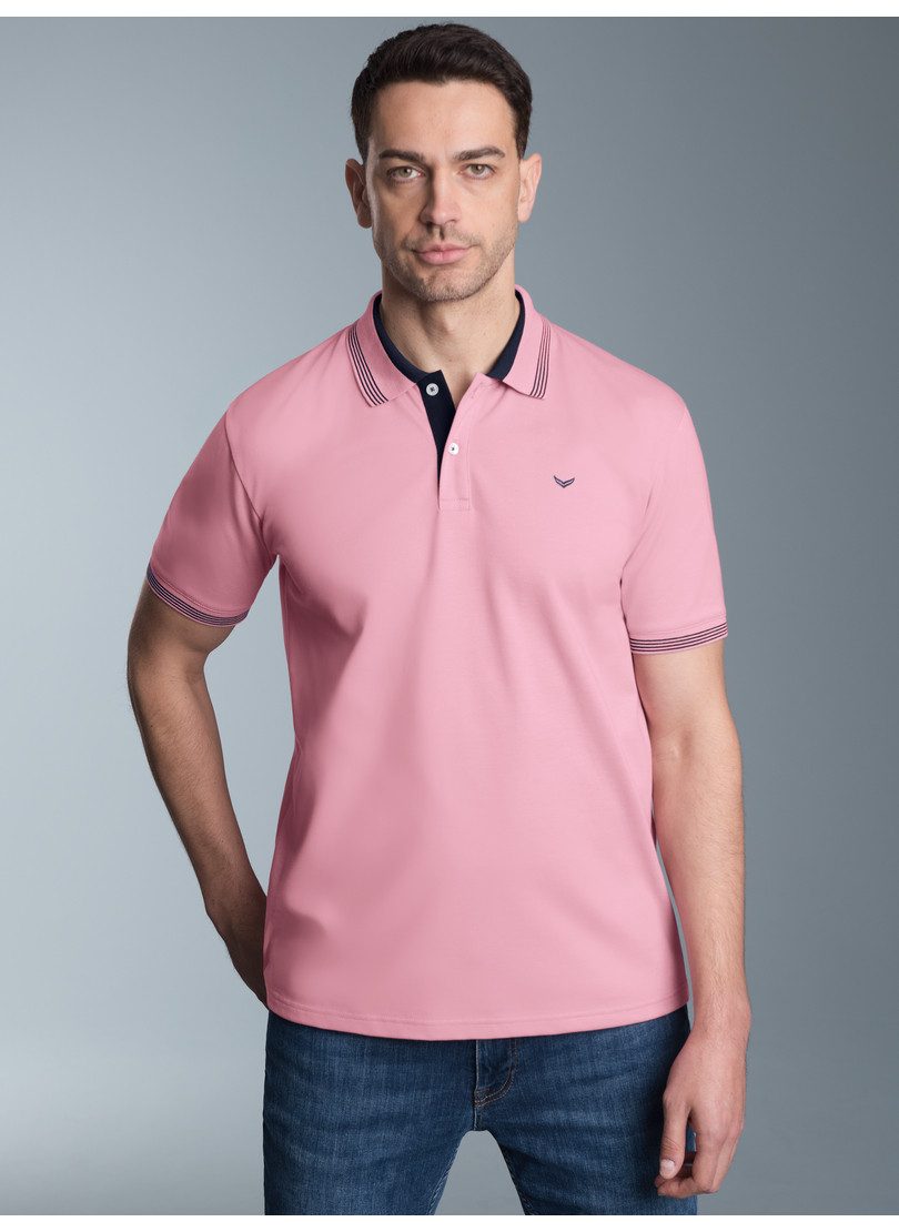 Trigema Poloshirt "TRIGEMA Poloshirt mit kontrastfarbigen Akzenten", (1 tlg günstig online kaufen