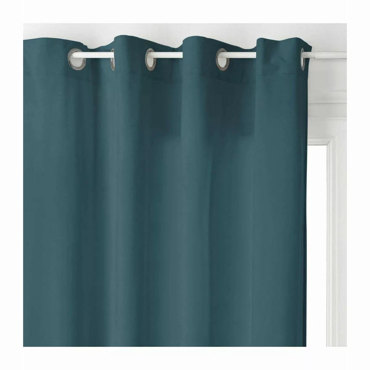 Vorhang Atmosphera Lilou Blau Polyester (140 X 260 Cm) günstig online kaufen