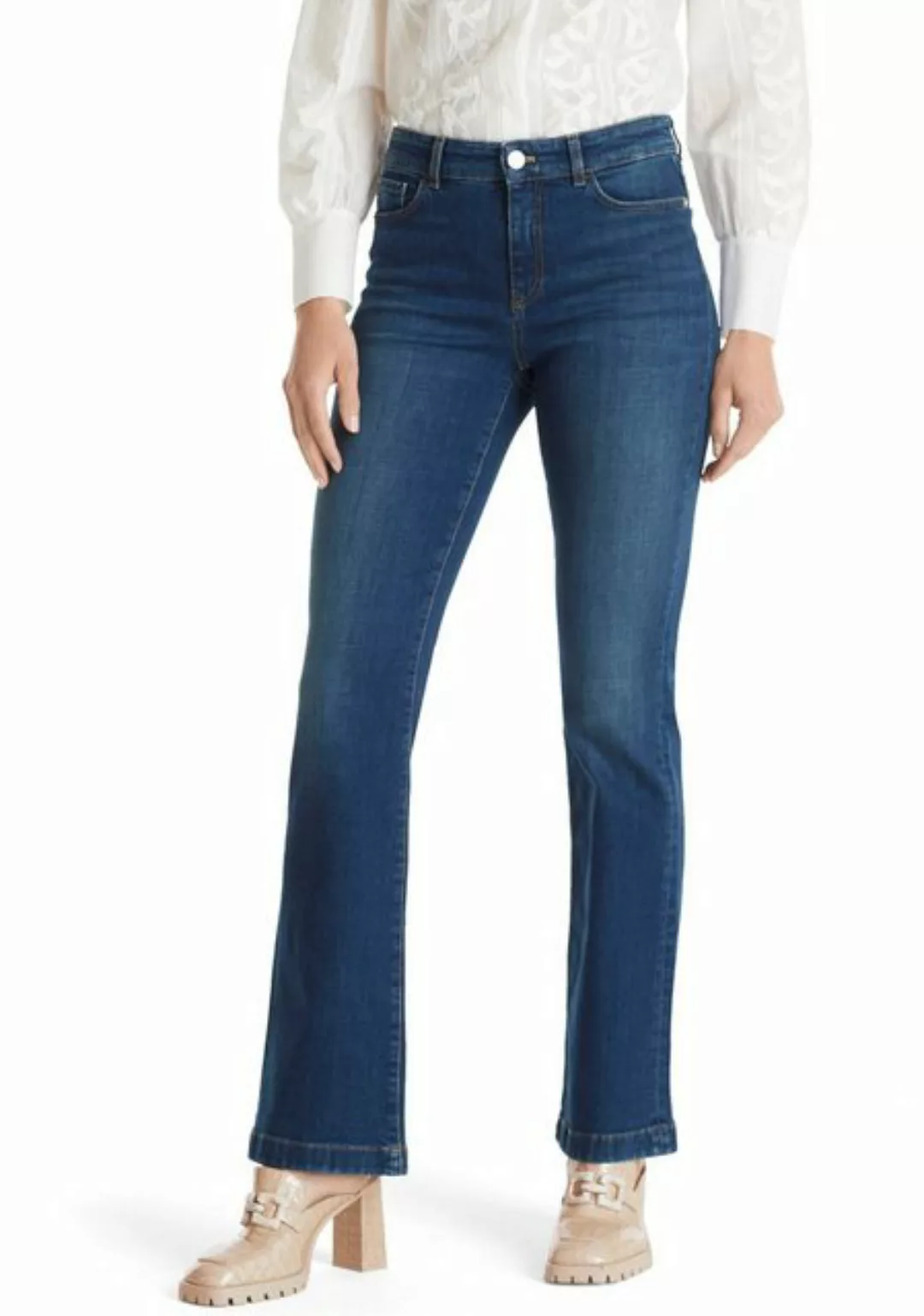 Marc Cain Bootcut-Jeans FARO Denim Essentials Premium Damenmode „Rethink To günstig online kaufen