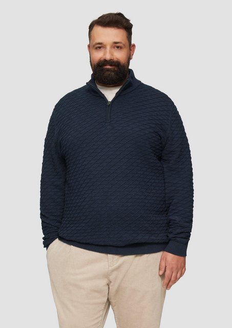 s.Oliver Strickpullover mit Rauten-Struktur günstig online kaufen