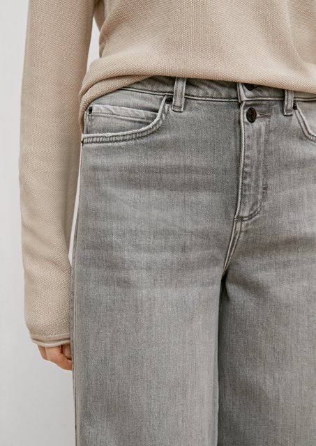 comma casual identity 5-Pocket-Jeans Loose: Jeans mit Wide leg Waschung günstig online kaufen