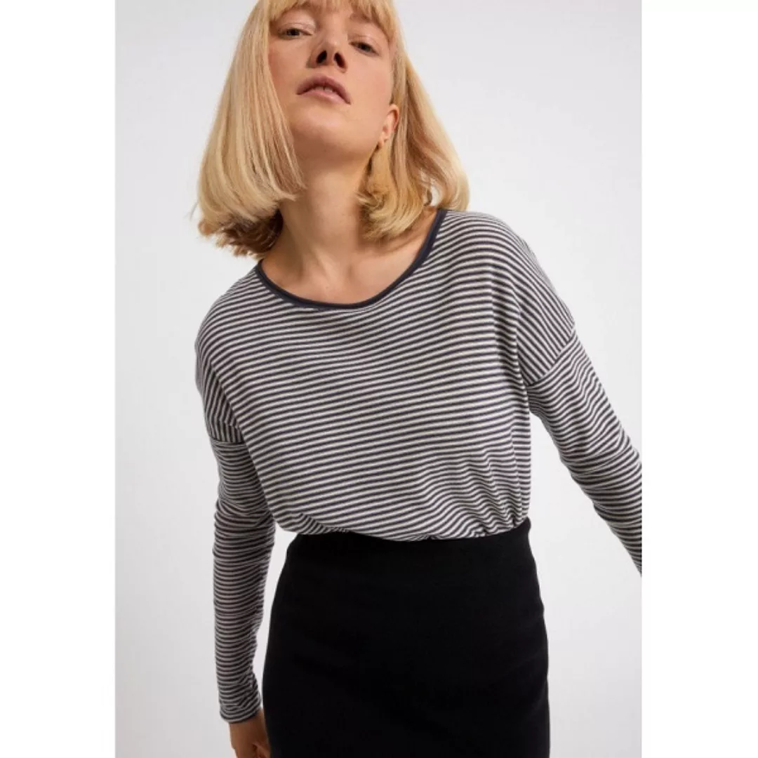 Ladaa Striped - Damen Pullover Aus Tencel Lyocell Mix günstig online kaufen