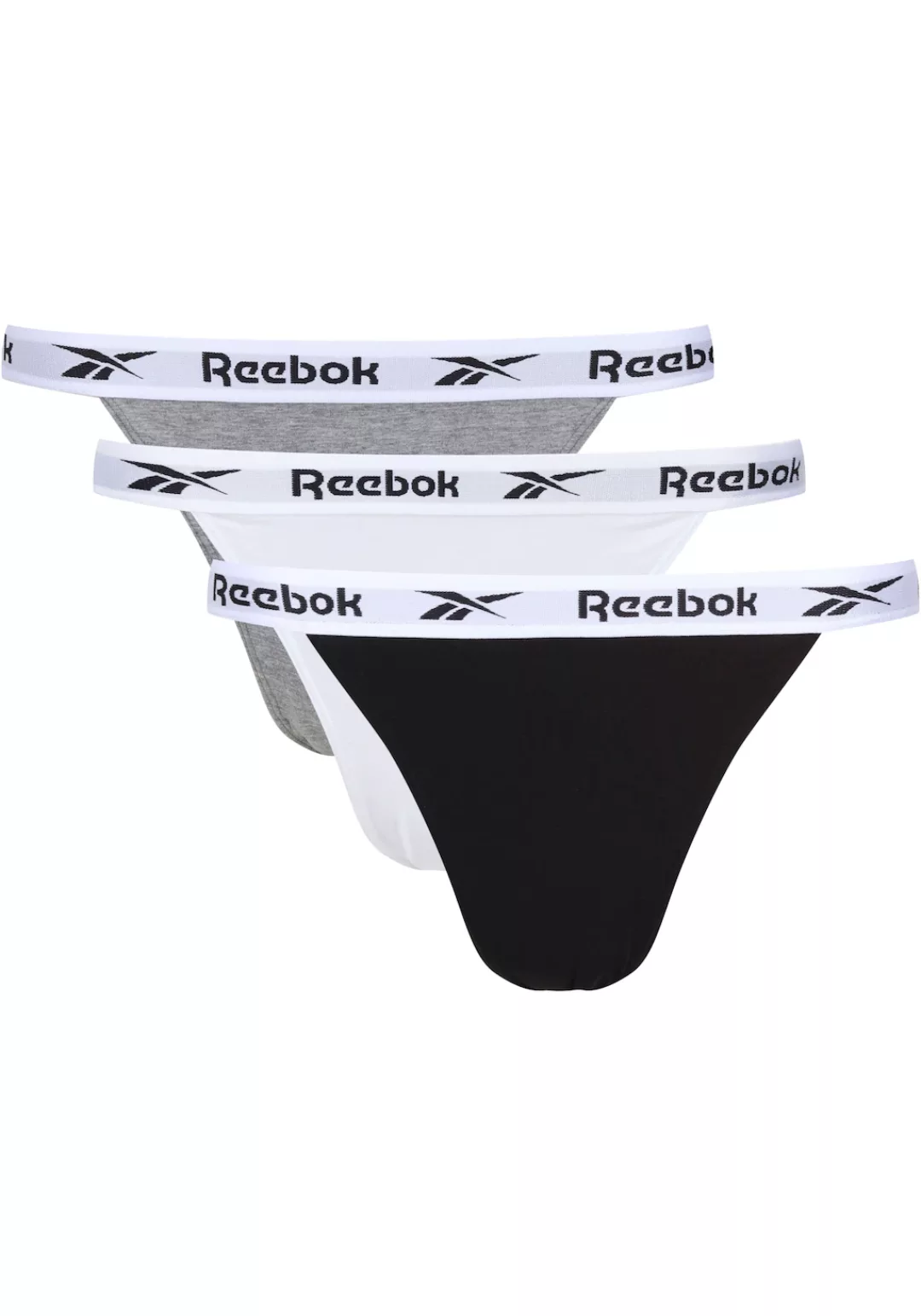 Reebok Tanga, (Packung, 3 St.), mit Logobund günstig online kaufen