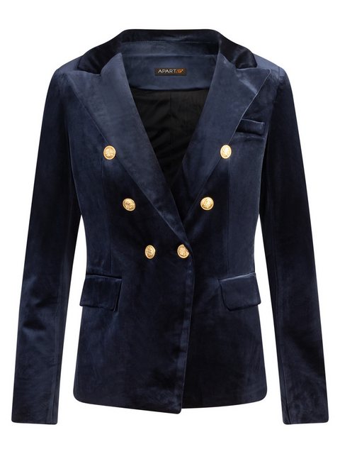 Apart Jackenblazer mit luxuriösem Samtstoff für einen eleganten Look. günstig online kaufen