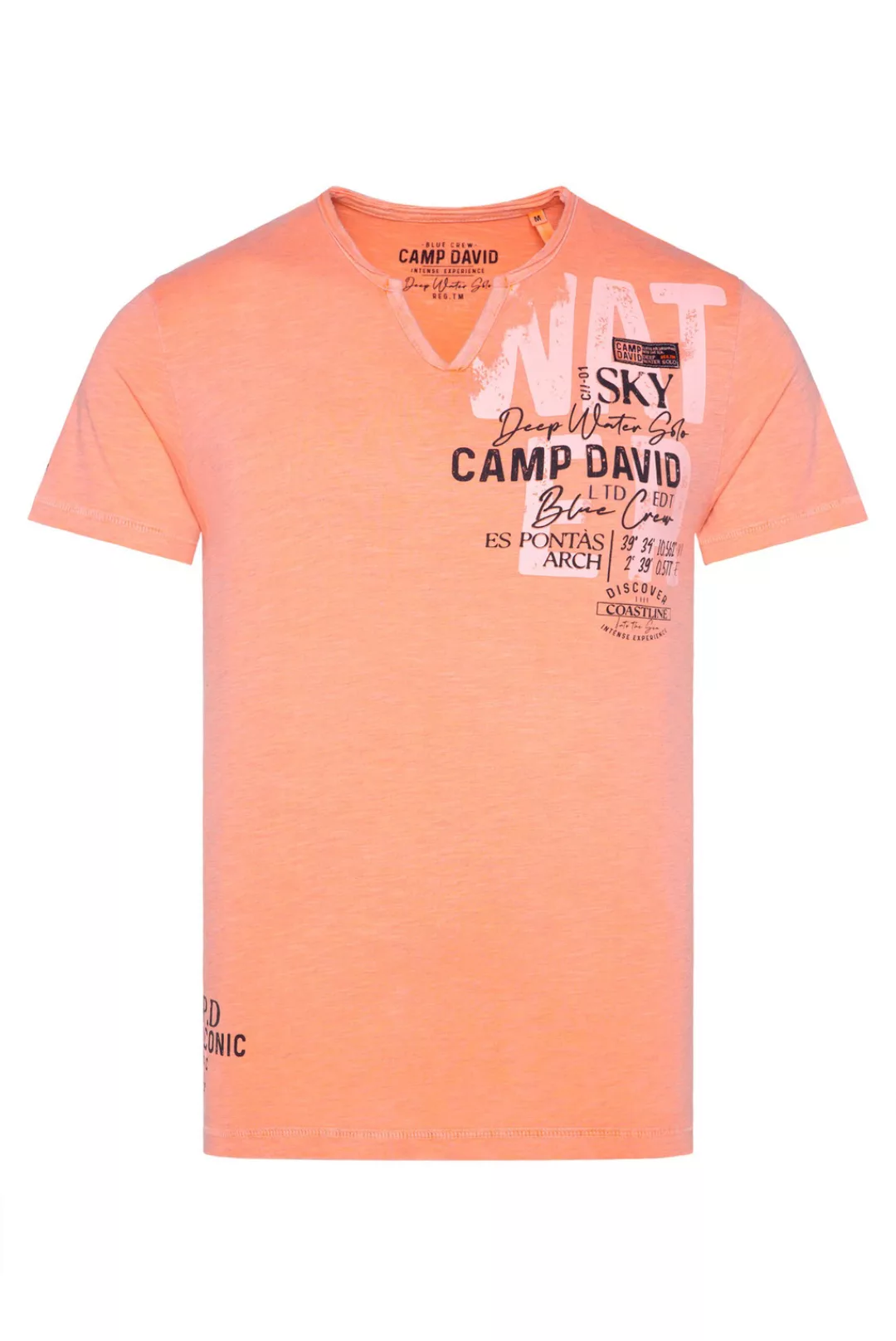 CAMP DAVID Rundhalsshirt, mit Baumwolle günstig online kaufen