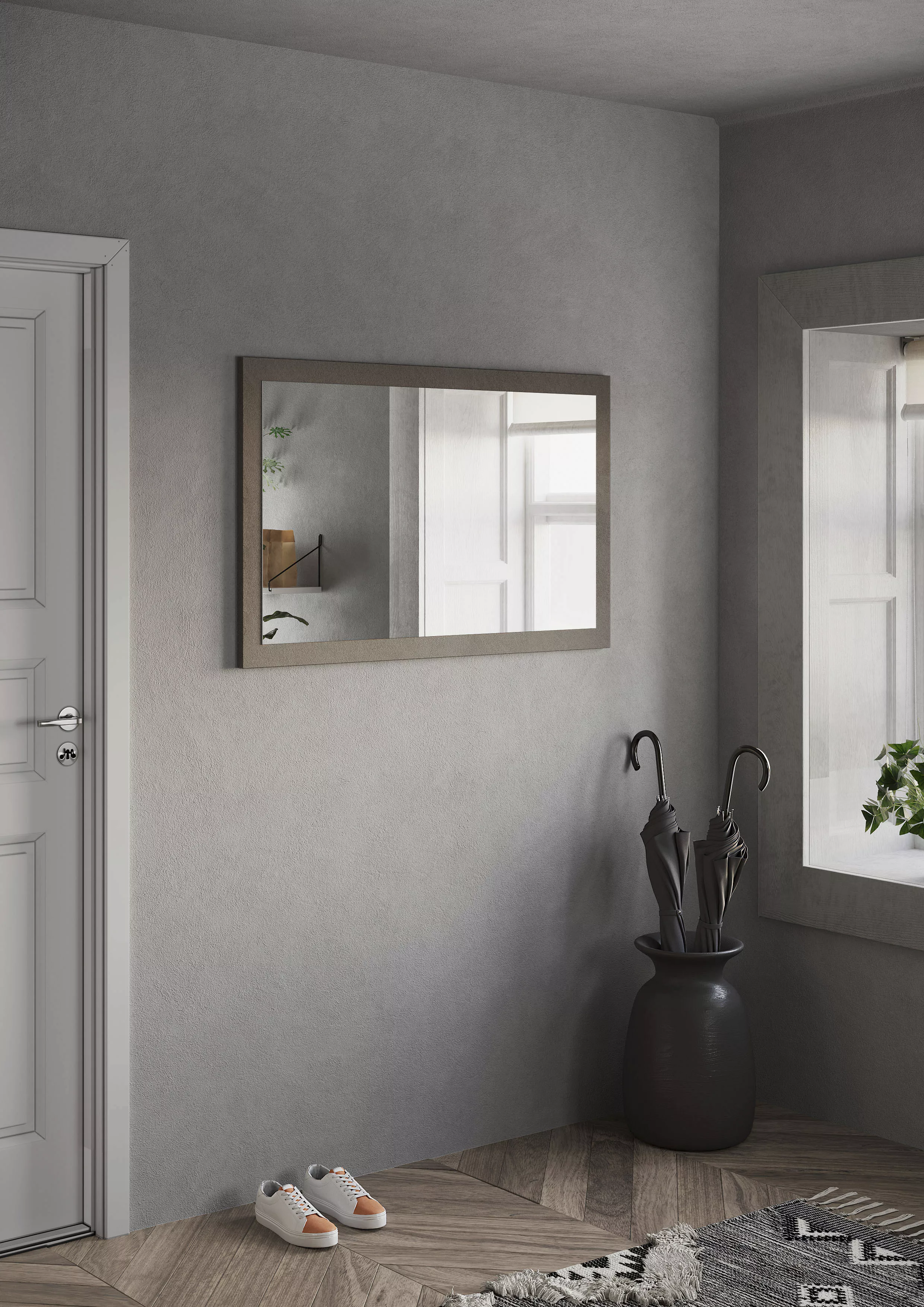 INOSIGN Garderobenspiegel »Frame«, 110 x 68 cm mit Rahmen günstig online kaufen