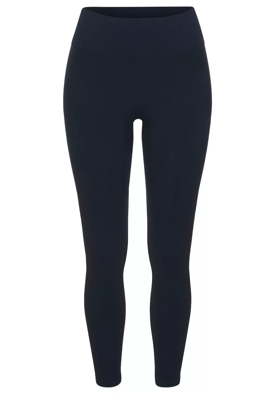 LASCANA Seamless Leggings "Po Push Up", mit Rippstruktur und Shapingeffekt, günstig online kaufen