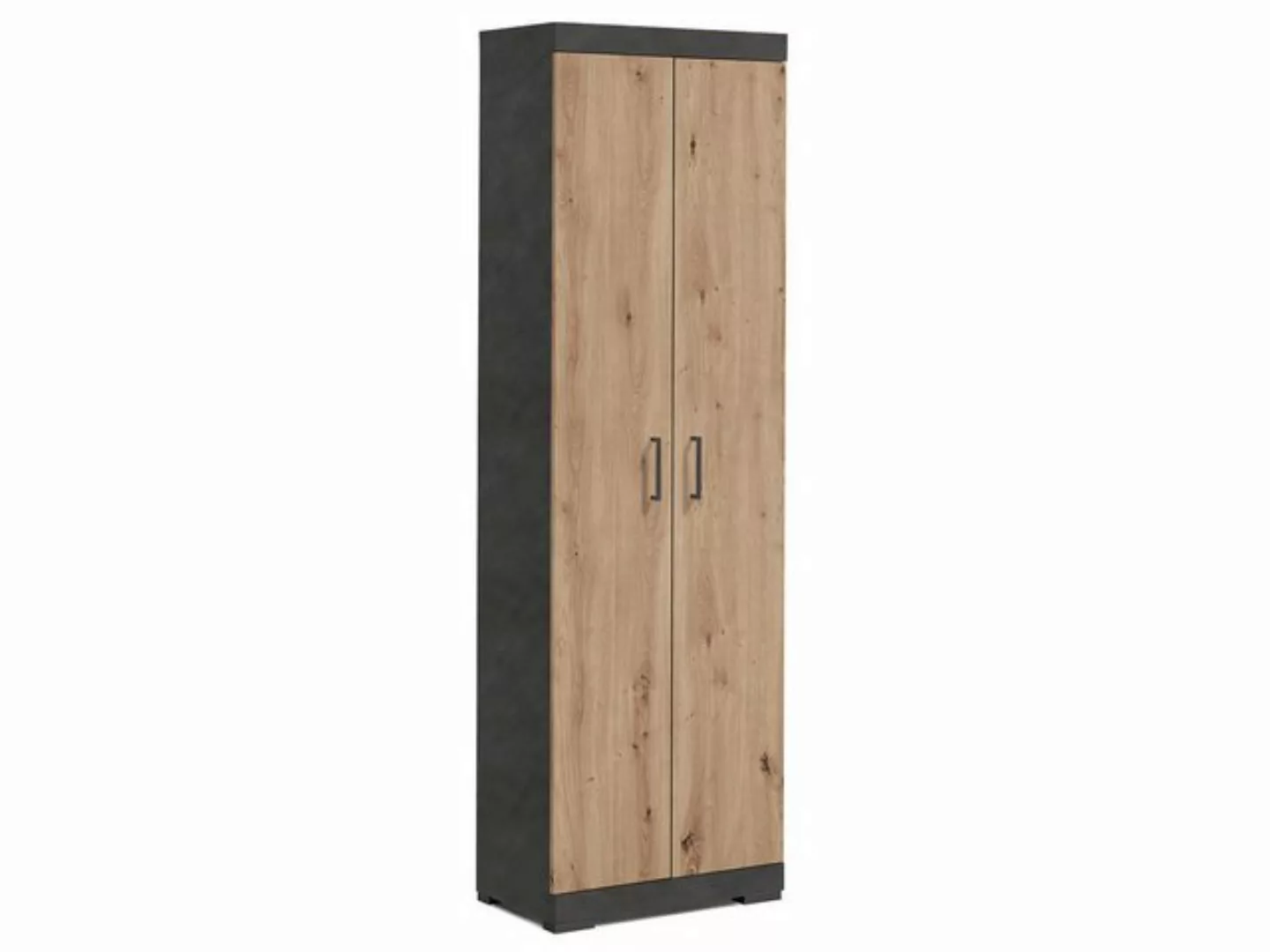 FMD Möbel Garderobenschrank 60 x 195 x 35 cm (B/H/T) günstig online kaufen