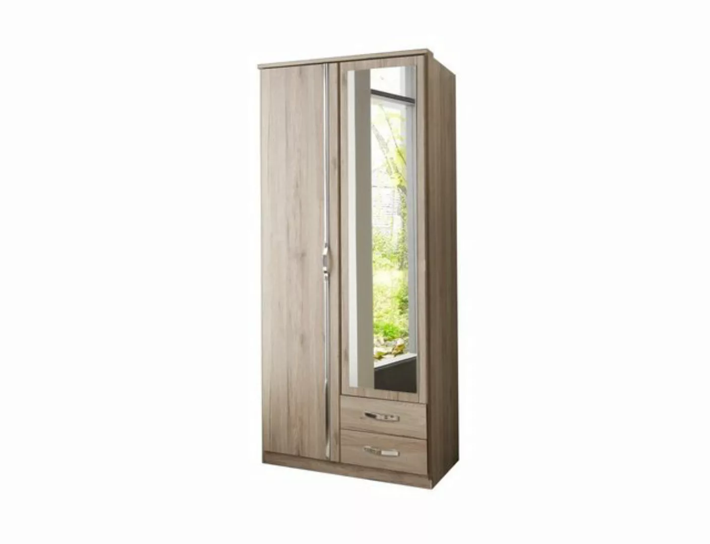 freiraum Drehtürenschrank Duo in SAN REMO EICHE NACHBILDUNG - 91x199x58cm ( günstig online kaufen