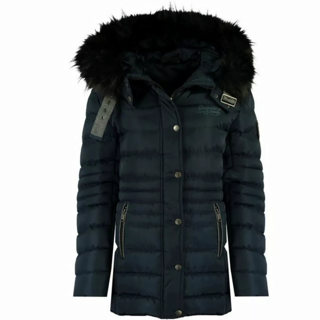 Geographical Norway Winterjacke Damen Outdoor Jacke Steppjacke in Unifarbe, günstig online kaufen