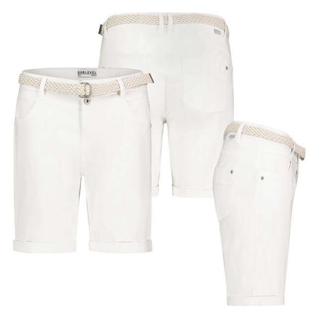 Stitch & Soul Bermudas Damen Short Bermuda kurze Hose Sommer Chino Stoff Ho günstig online kaufen