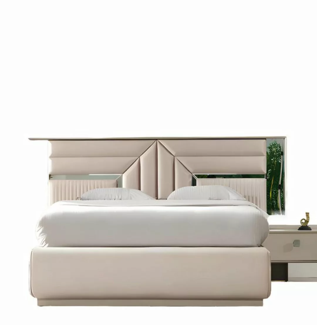 JVmoebel Bett Luxus Schlafzimmer Bett Design Doppelbett Modern Möbel Holz B günstig online kaufen