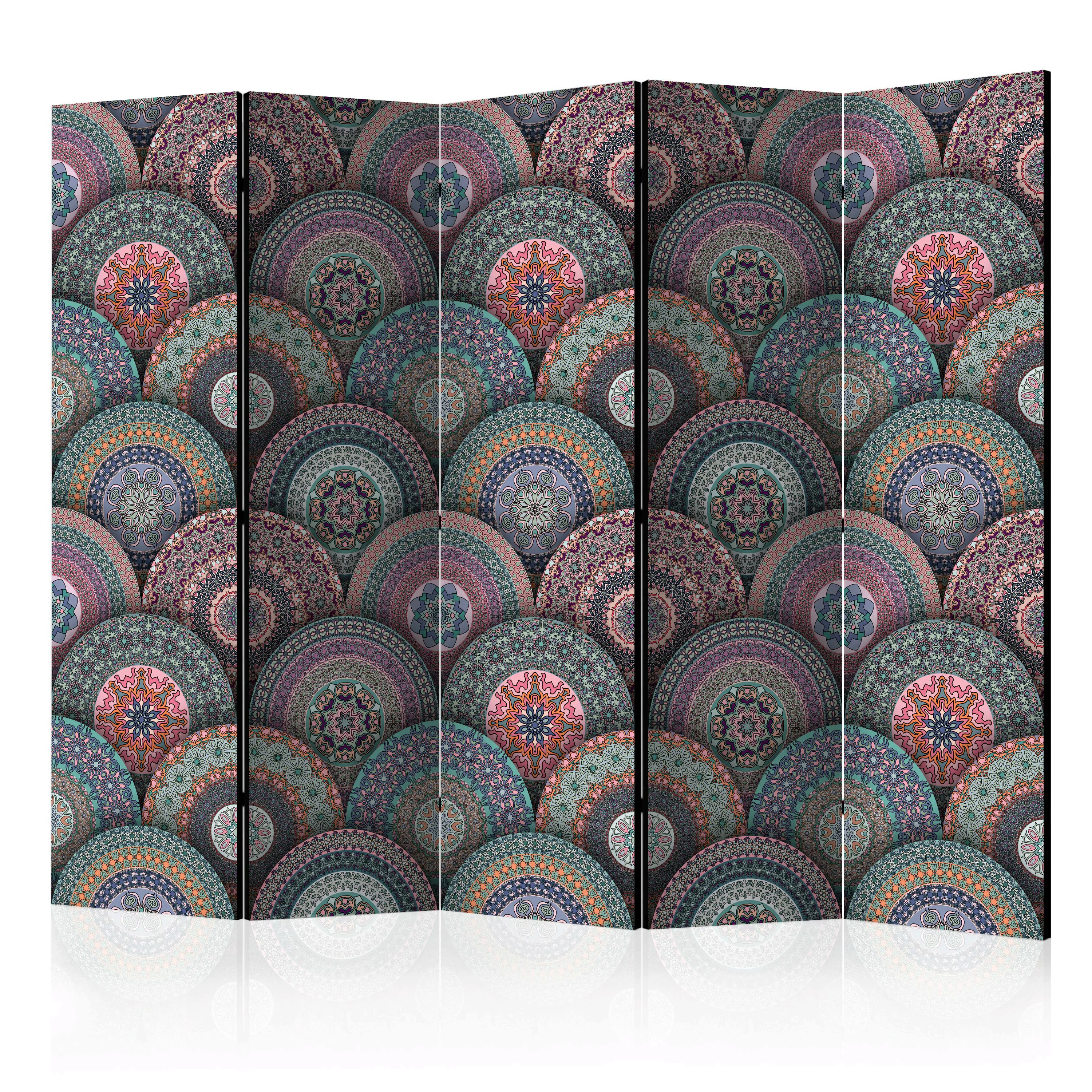 5-teiliges Paravent - Oriental Kaleidoscope Ii [room Dividers] günstig online kaufen