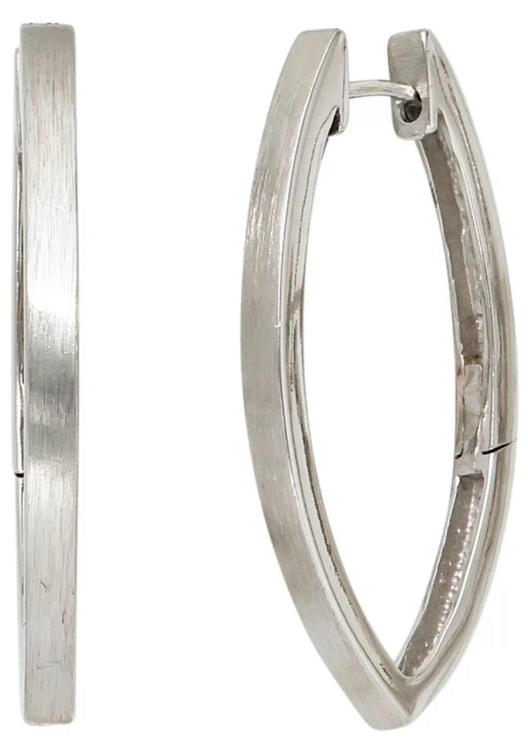 JOBO Paar Creolen, oval 925 Silber günstig online kaufen