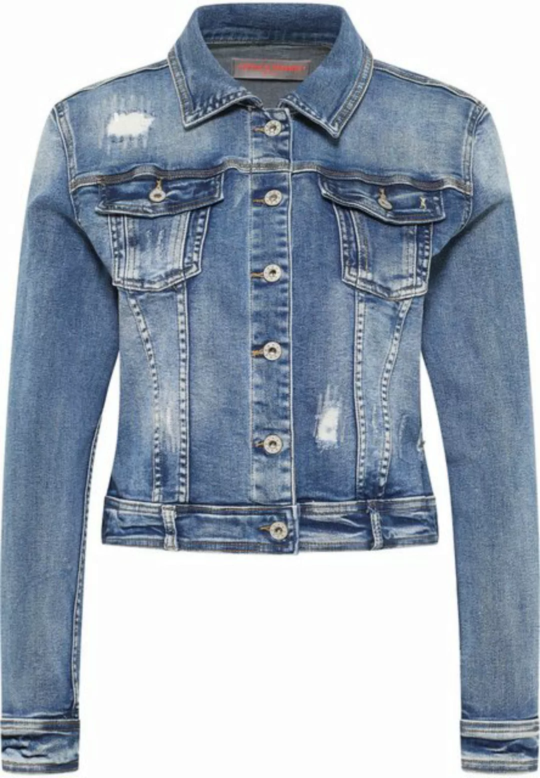 Frieda & Freddies Jeansjacke Jacket / Jella mit dezenten Farbdetails günstig online kaufen