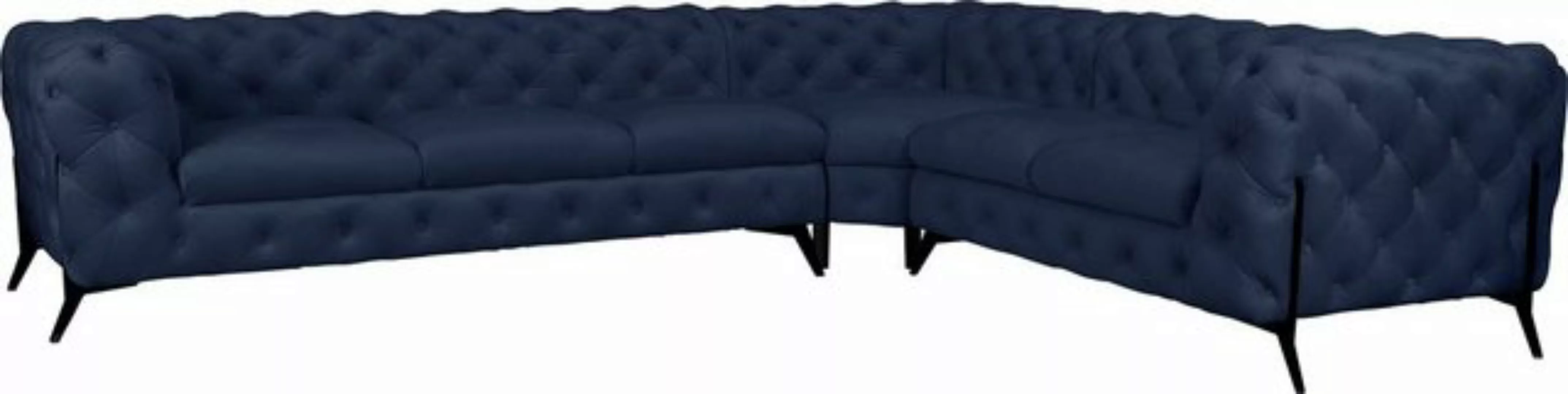 Leonique Chesterfield-Sofa Amaury L-Form, großes Ecksofa, Chesterfield-Opti günstig online kaufen