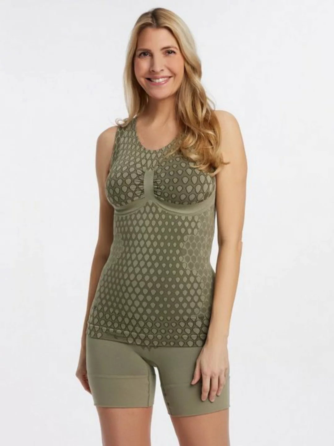 Pure Shape Shapingtop Form-Unterhemd elastisch im Reptil-Design günstig online kaufen