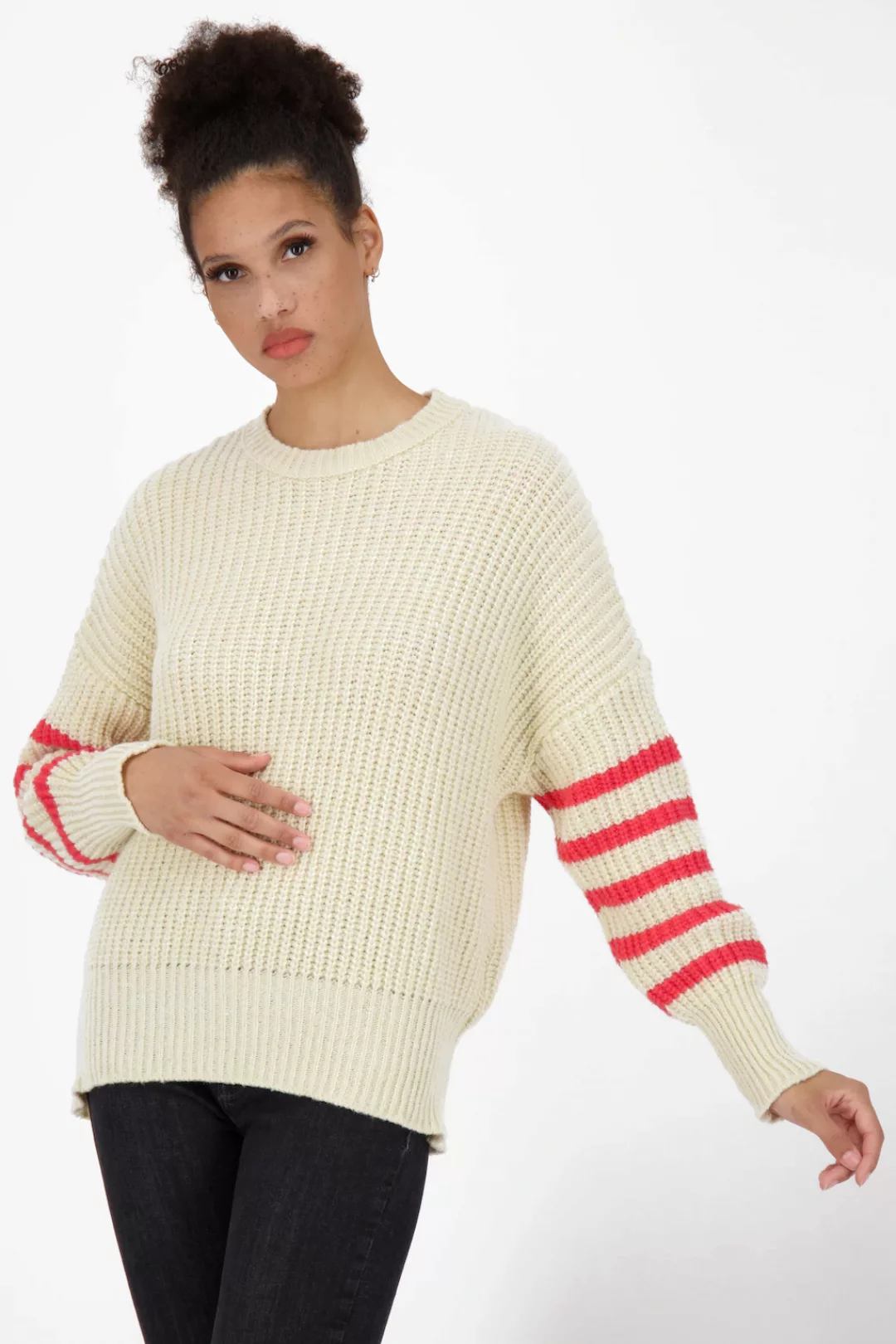 Alife & Kickin Rundhalspullover "DarjaAK Z Knit Damen Rundhalspullover, Str günstig online kaufen