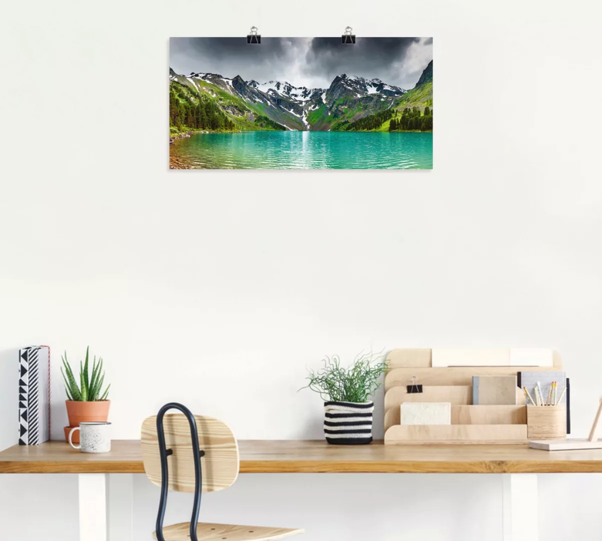 Artland Wandbild »Bergsee«, Berge, (1 St.) günstig online kaufen