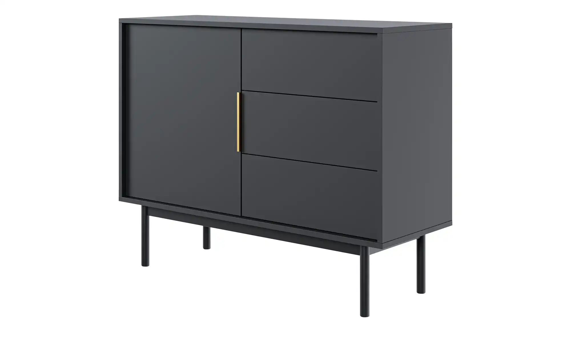 Sideboard  Vinchio ¦ schwarz ¦ Maße (cm): B: 104 H: 82 T: 39.0 Kommoden & S günstig online kaufen