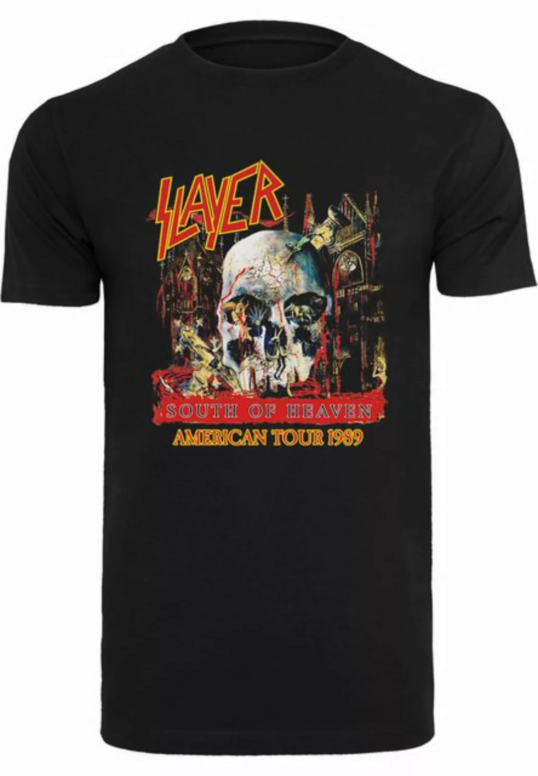 Merchcode T-Shirt Merchcode Herren Slayer - South of Heaven T-Shirt Round N günstig online kaufen